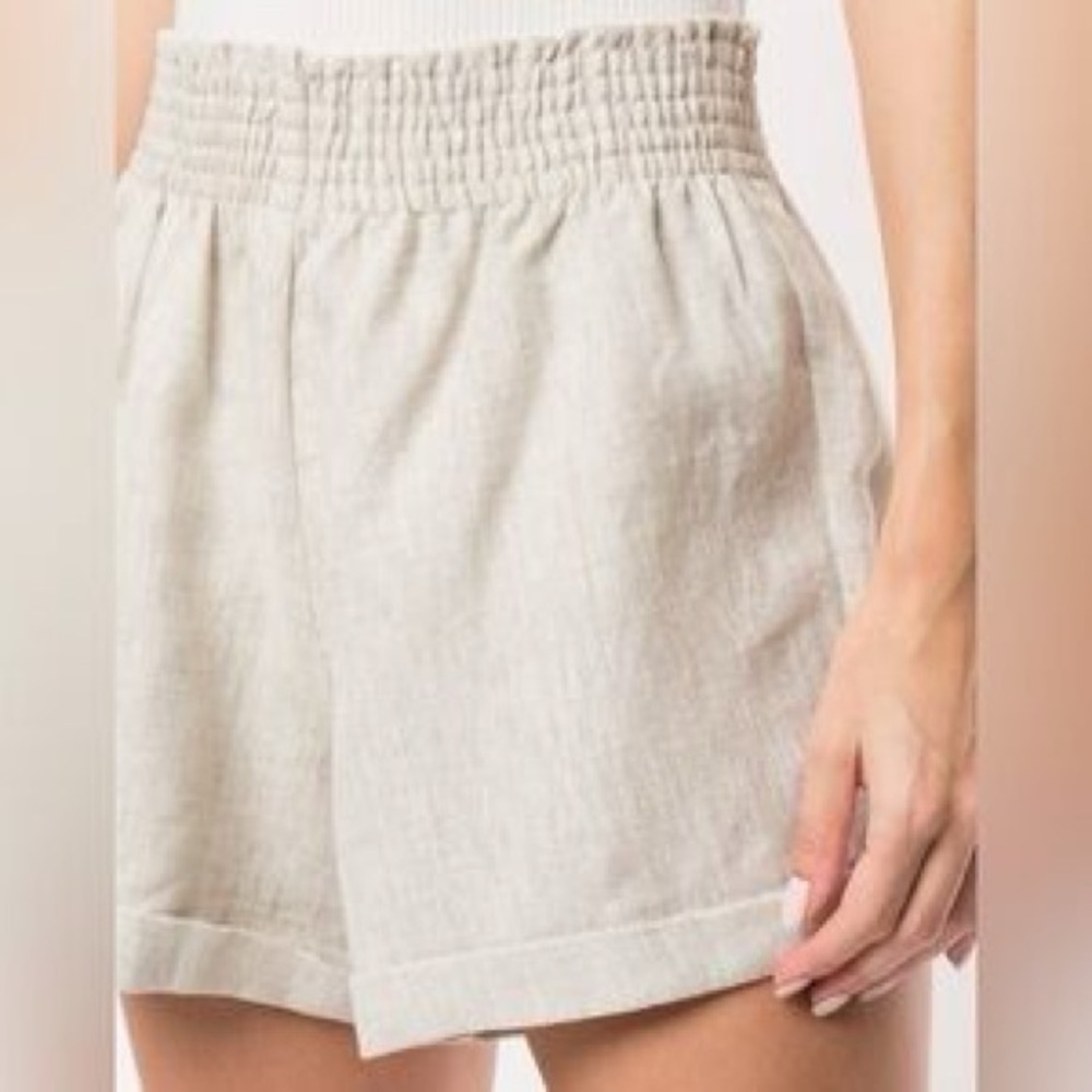 Reformation linen shorts